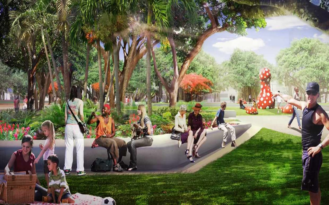 Miami Beach’s New 5.8-Acre Park Set To Begin Construction Next To Convention Center