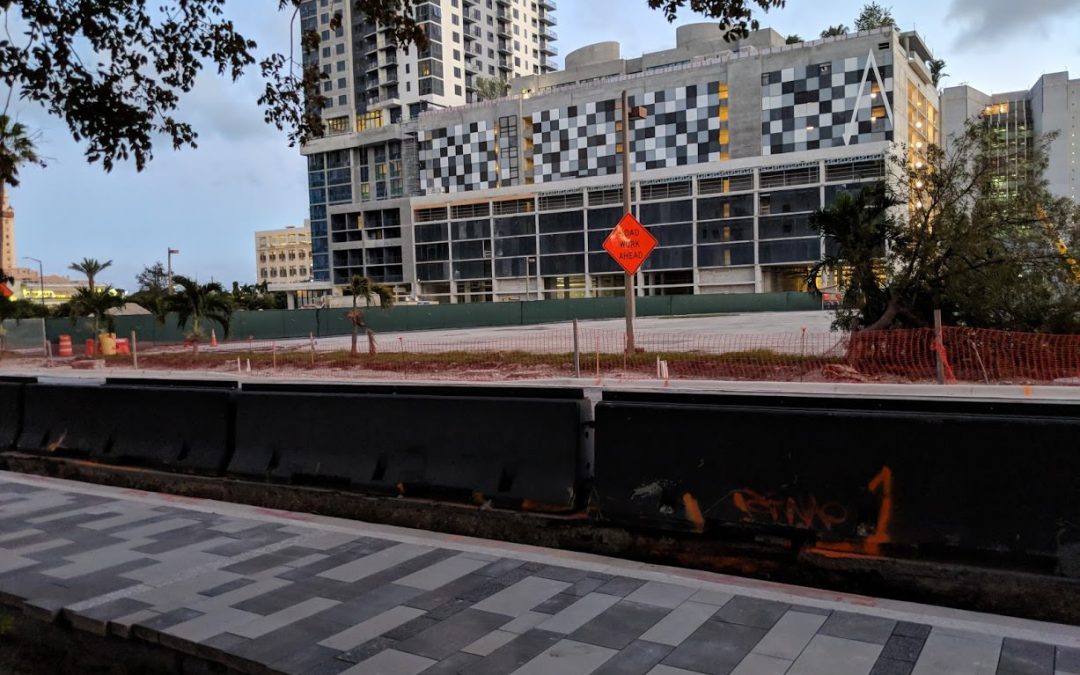First Sidewalk Installed At Miami Worldcenter As Phase 1 Completion Nears