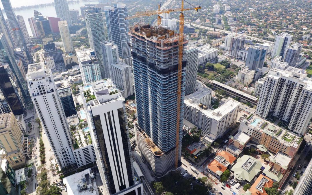 Brickell Flatiron About To Top Off At 64 Stories, Becoming Tallest Condo South Of New York