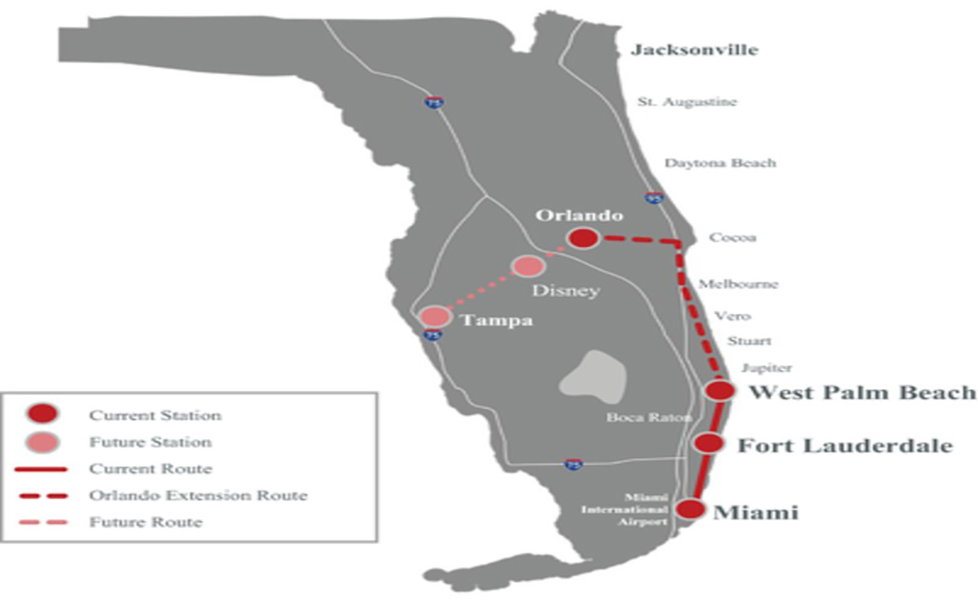 Brightline In Talks To Add Stations In Walt Disney World, Tampa