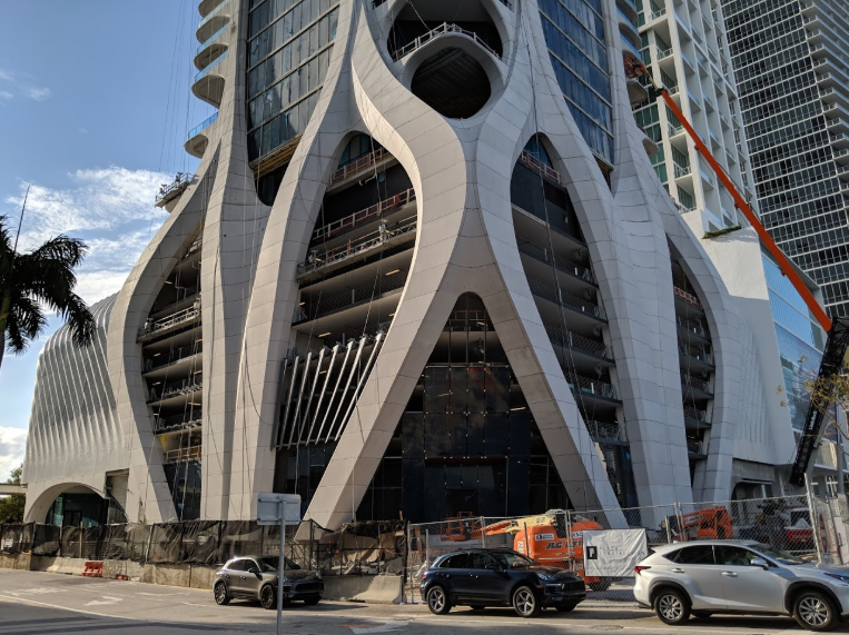 ONE THOUSAND MUSEUM’S FINAL HEIGHT IS 704 FEET ABOVE GROUND