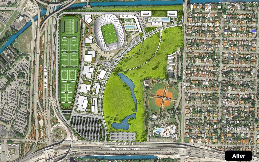 BECKHAM GROUP REVEALS NEW PARK RENDERINGS, SUBMITS LEASE TO CITY