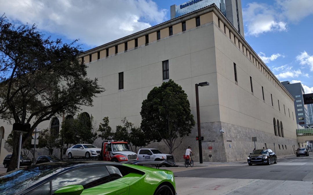 20-ACRE GOVERNMENT CENTER IN DOWNTOWN MIAMI COULD BE REDEVELOPED, INCLUDING REMOVAL OF PHILIP JOHNSON-DESIGNED PLAZA