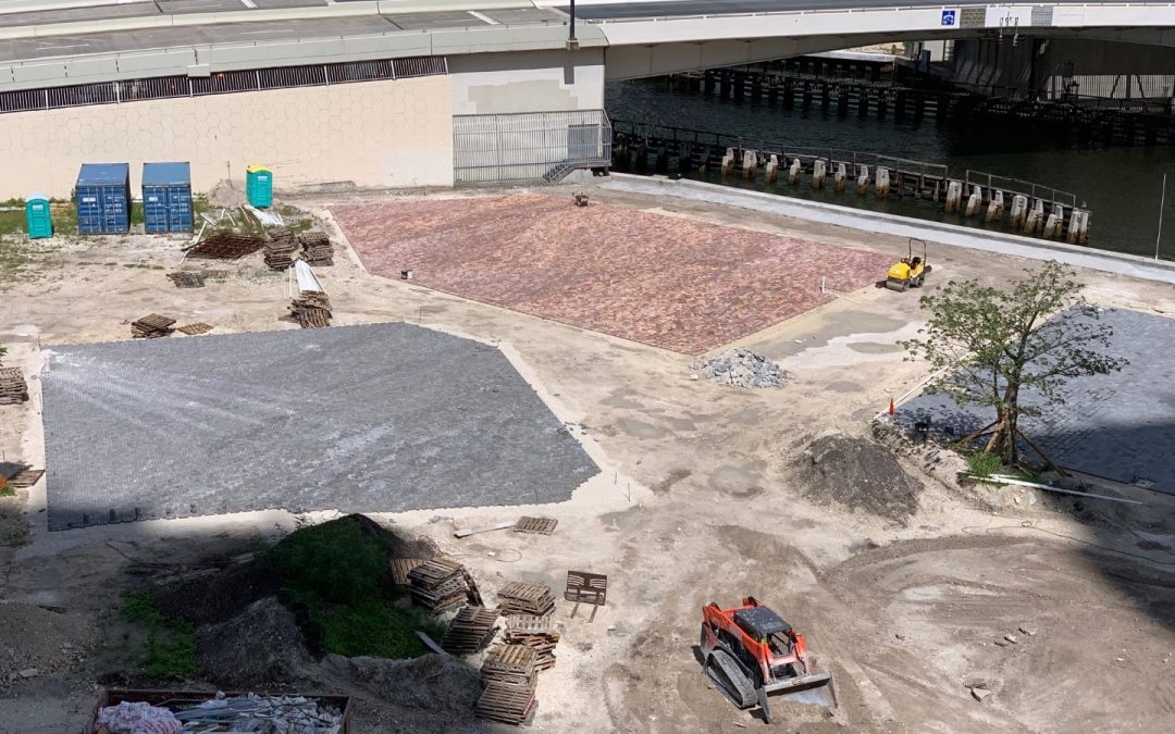 CONSTRUCTION UNDERWAY AT RIVERSIDE IN BRICKELL, WILL INCLUDE RESTAURANTS & BREWERY WITH SEATING FOR THOUSANDS
