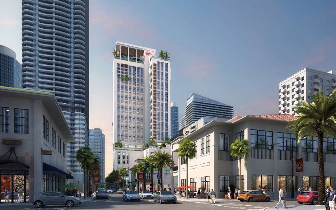 VIRGIN HOTELS TO BEGIN CONSTRUCTION ON 40-STORY BRICKELL TOWER IN 2020 WITH CO-LIVING & ‘CROWN JEWEL’ ROOFTOP LOUNGE