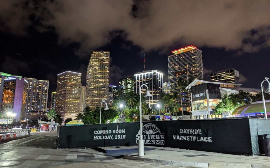 PHOTOS: SKYVIEWS MIAMI CONSTRUCTION SITE AT BAYSIDE, OPENING FOR HOLIDAYS 2019