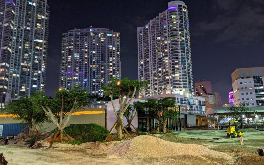 PROGRESS AT RIVERSIDE BRICKELL, WHERE CAPACITY FOR 2,000 GUESTS IS NOW UNDER CONSTRUCTION