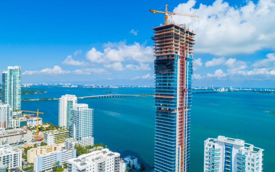 ELYSEE TOPS OFF AT 649 FEET, BECOMING THE TALLEST BUILDING IN EDGEWATER WITH A STRIKING TELESCOPING DESIGN THAT IS WIDER AT TOP