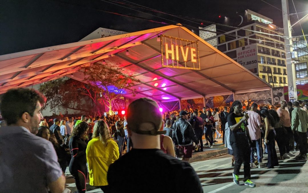 WYNWOOD CLOSED STREETS TO CAR TRAFFIC DURING ART WEEK 2019, THE BUSIEST EVER FOR THE NEIGHBORHOOD. HERE’S WHAT IT LOOKED LIKE