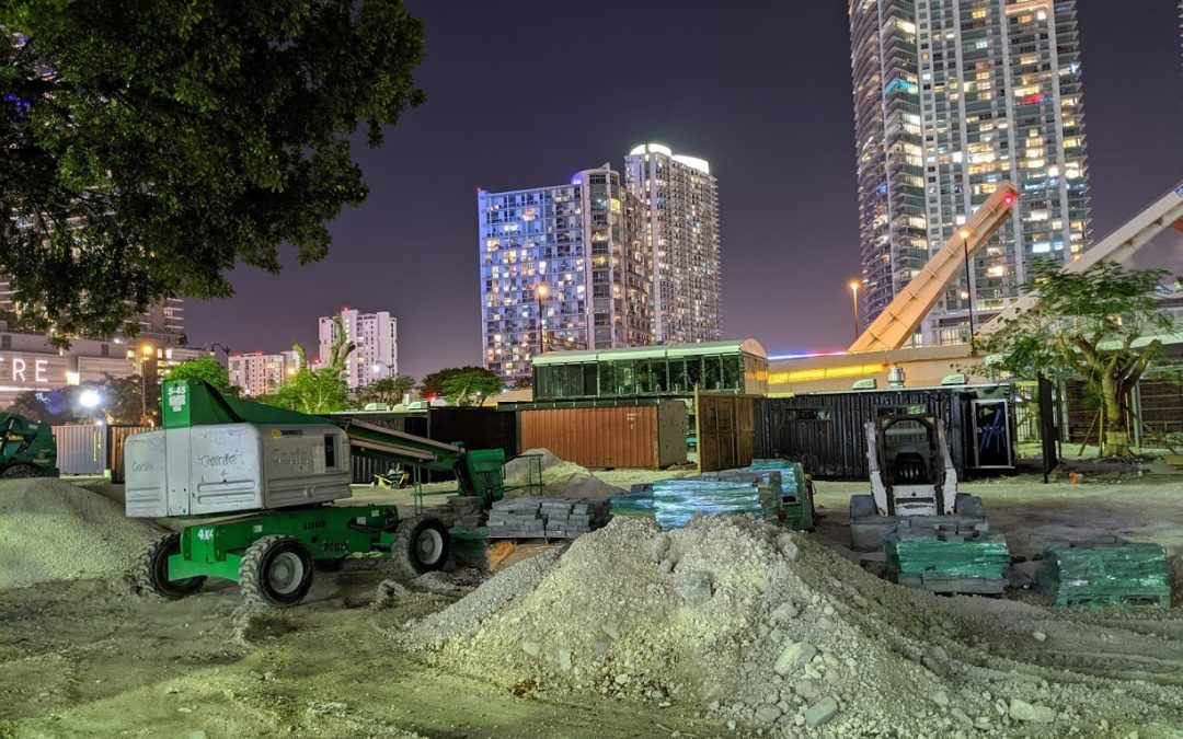 PHOTOS: ONE KEY PIECE IS MISSING FROM THE RIVERWALK IN BRICKELL, BUT THAT SOON MAY CHANGE