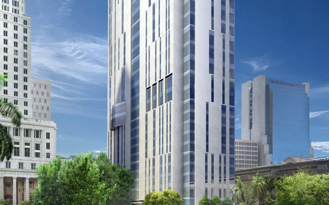 AUSTRALIAN DEVELOPER SUBMITS APPLICATION TO BUILD 435-FOOT MIAMI-DADE CIVIL COURTHOUSE IN DOWNTOWN TO FAA