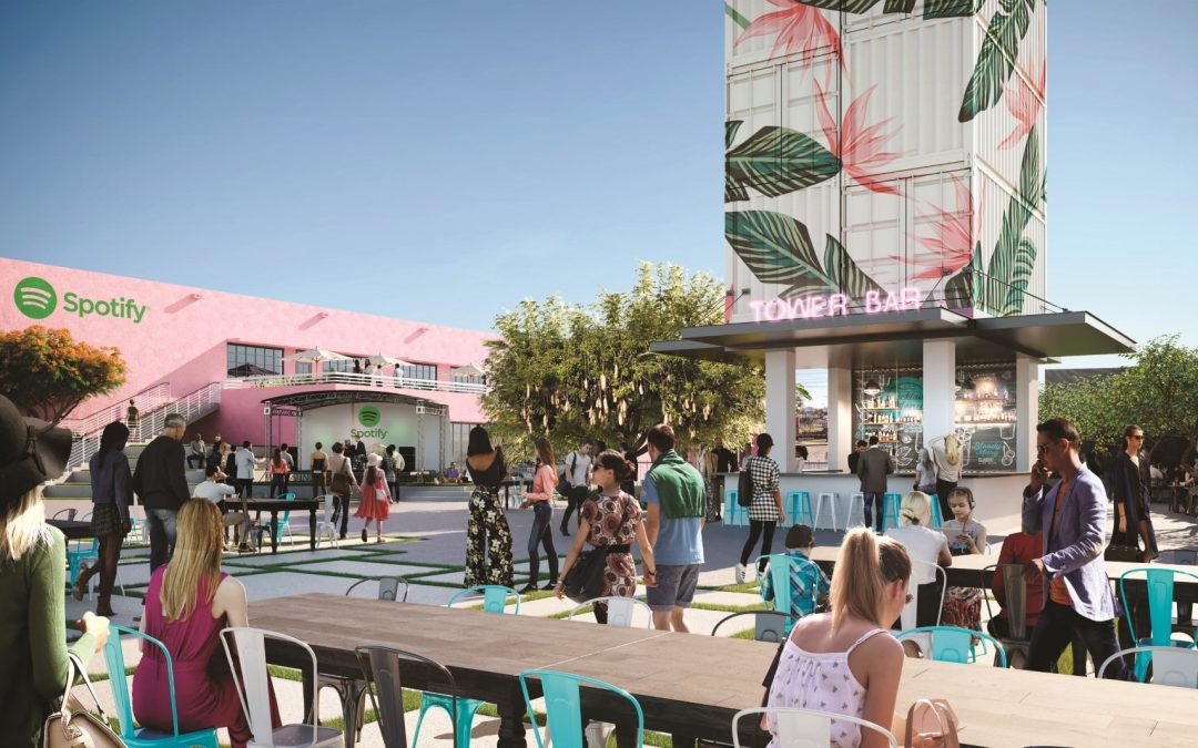 SPOTIFY TO OPEN A HEADQUARTERS OFFICE AT THE OASIS IN WYNWOOD, WHICH WILL OPEN LATER THIS YEAR