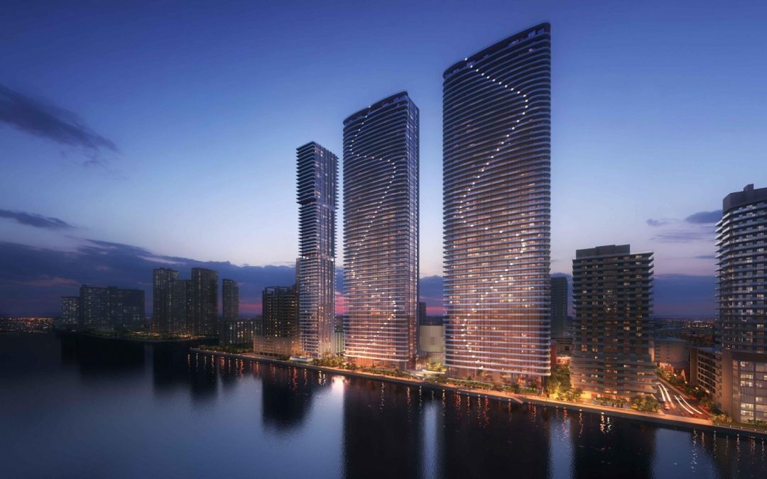 MELO SIGNS UTILITIES DEAL FOR NEARLY 800 RESIDENTIAL UNITS AT TWIN-TOWER ISLAND BAY IN EDGEWATER