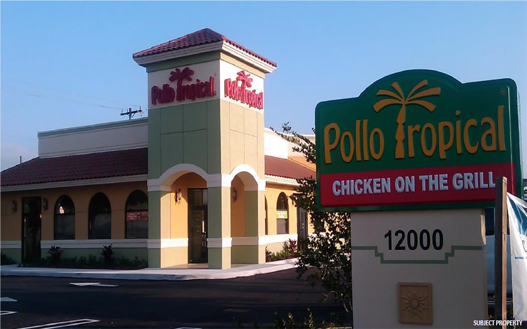Pollo Tropical Triple Net (NNN) Commercial Property Miami, Florida